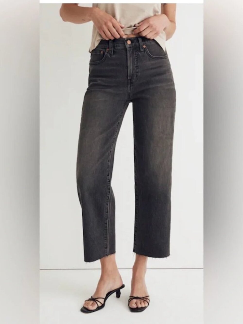 Madewell Perfect Vintage Wide-Leg Crop Jean